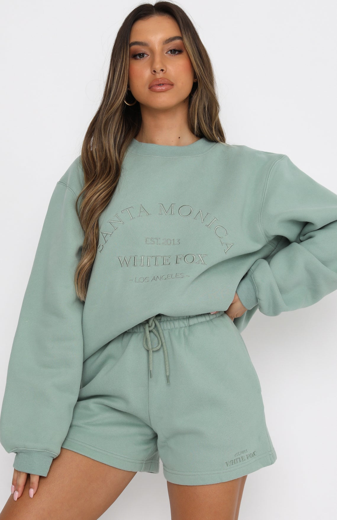 White fox sweatshirt